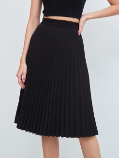 Женская длинная плиссированная юбка миди